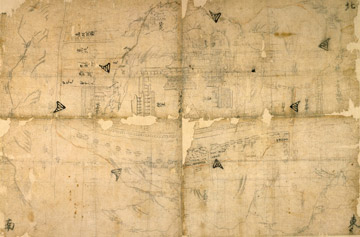 “Jokomyoji Shikichi Ezu”(Pictorial Drawing of the Precincts of Jokomyoji Temple).